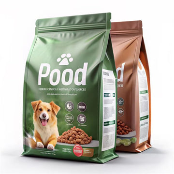 Pet food collection with daily feeding essentials and nutrition products for dogs and cats