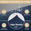 100% Waterproof Sofa Cover Non Slip Couch Cover Stretch Slipcover Leakproof Couch Protector for Kids Dogs Cats Pets, Aegean Blue, Chair - PetOhPets