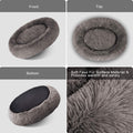 Fluffy Luxe Pet Bed for Dogs & Cats, Anti-Slip, Waterproof Base, Machine Washable, Durable 5 Colors Available