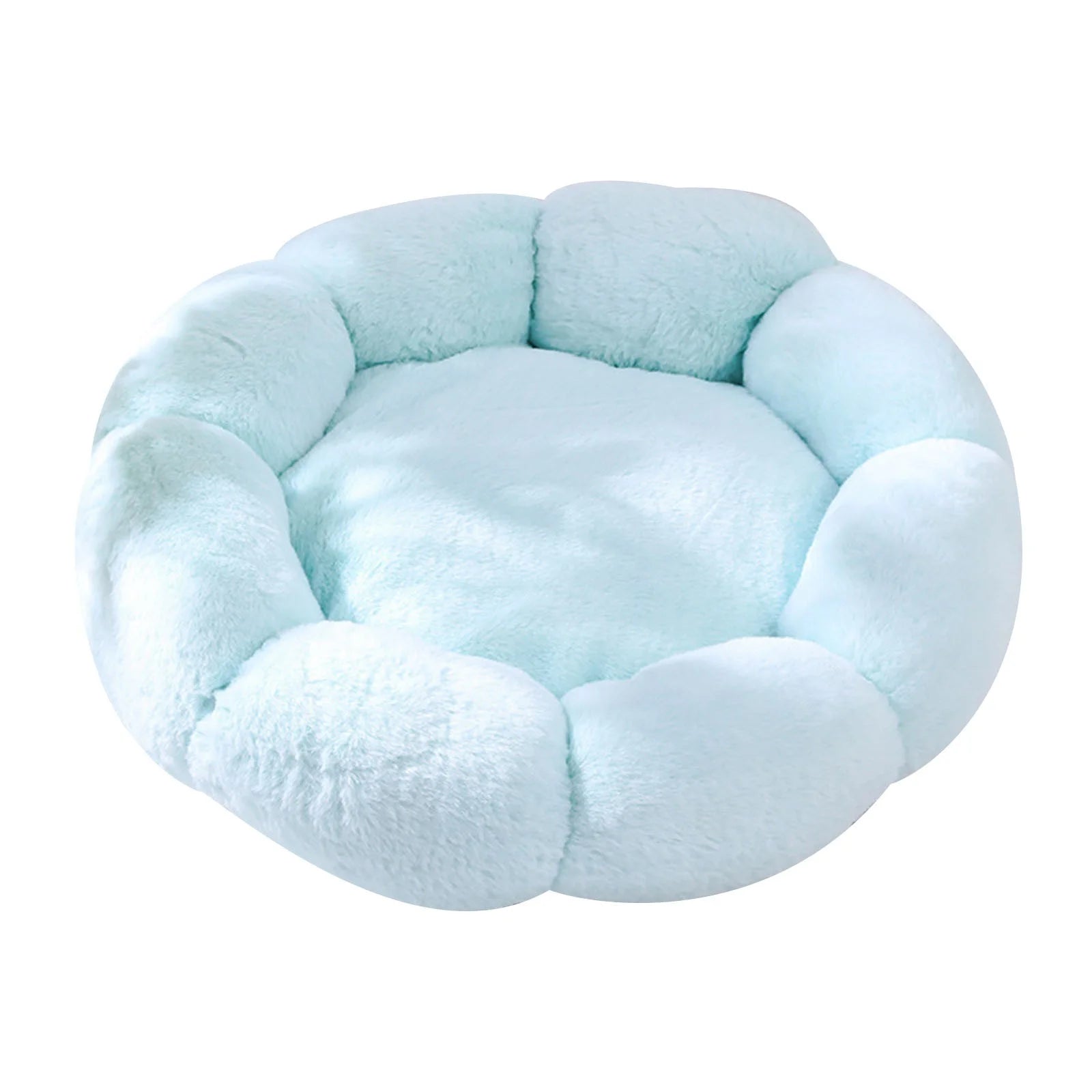 Medium Winter Warm Pet Bed with Soft Cushion, Solid