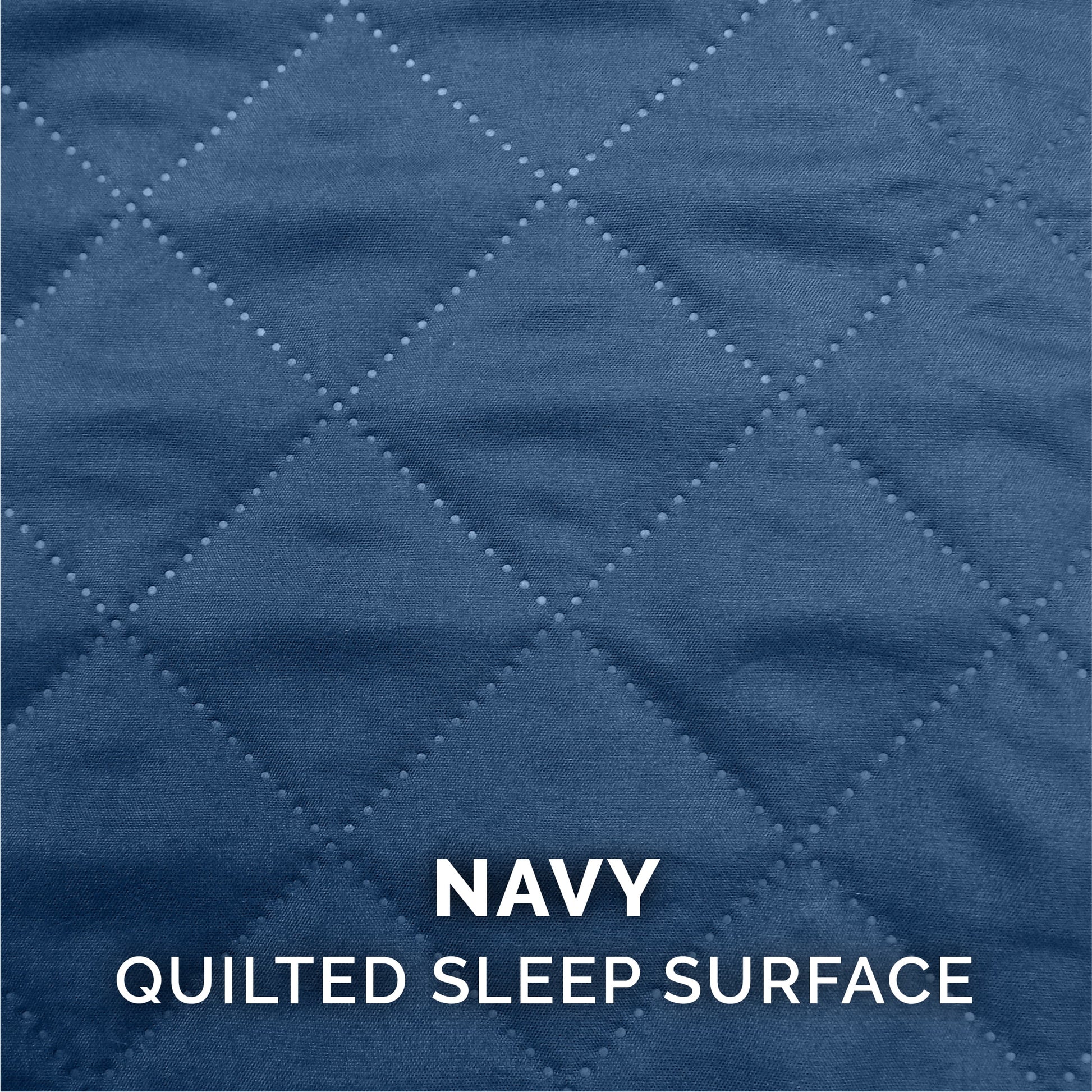 Pet Products Quilted Orthopedic Sofa Pet Bed for Dogs & Cats - Navy, Large