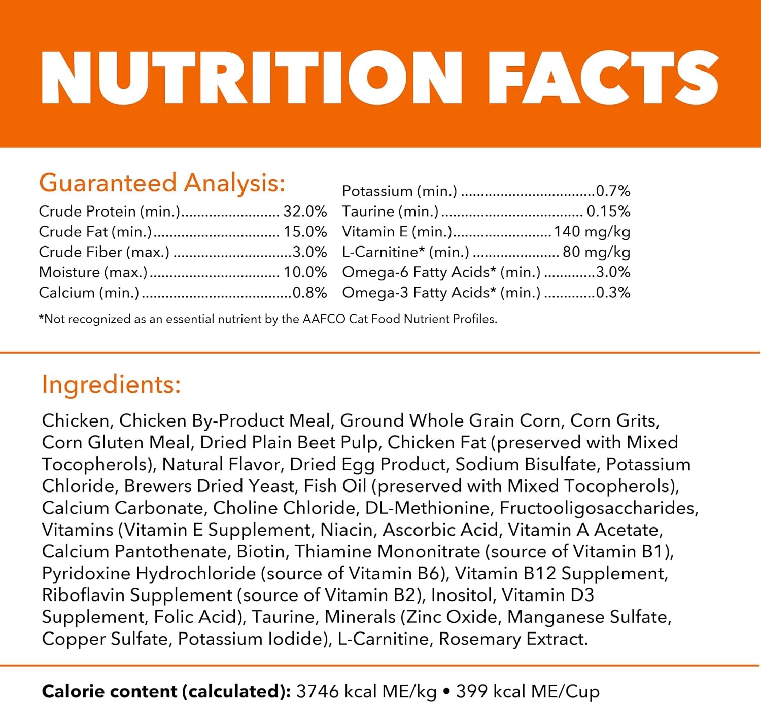 Proactive Health Adult Healthy Dry Cat Food with Chicken, 7 Lb. Bag