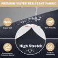 100% Waterproof Sofa Cover Non Slip Couch Cover Stretch Slipcover Leakproof Couch Protector for Kids Dogs Cats Pets, Dark Gray, Sofa
