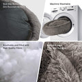 Calming Donut Pet Bed, Faux Fur Self-Warming Cuddler, Comfortable round Plush Dog & Cat Beds for Large, Medium Dogs and Cats (24''/32''/36''/44'')