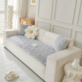 Plush Sofa Cushion Winter Thickened Sofa Cover Universal Cushion Sofa Cover Anti-Cat Scratch Sofa Towel for Living Room