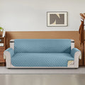 100% Waterproof Sofa Cover anti Slip Couch Cover Machine Washable Slipcover Leakproof Furniture Protector for Dogs Kids Pets, Light Blue, Chair