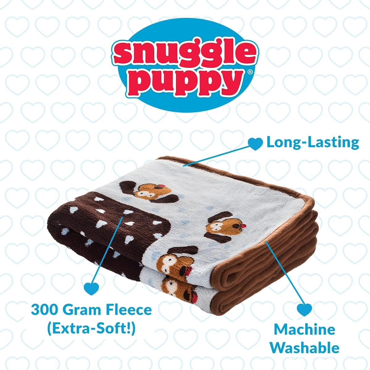 Blanket for Pets - Cozy Dog Blanket for Small Dogs - Machine Washable Dog Blanket in Blue - PetOhPets