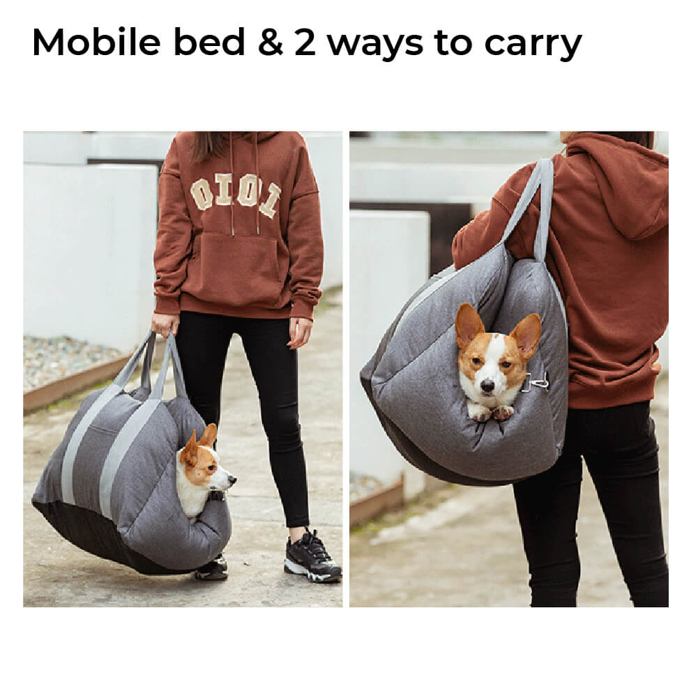 Dog Car Seat Bed - First Class - PetOhPets