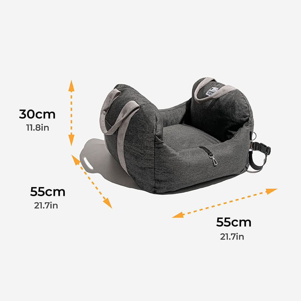Dog Car Seat Bed - First Class - PetOhPets
