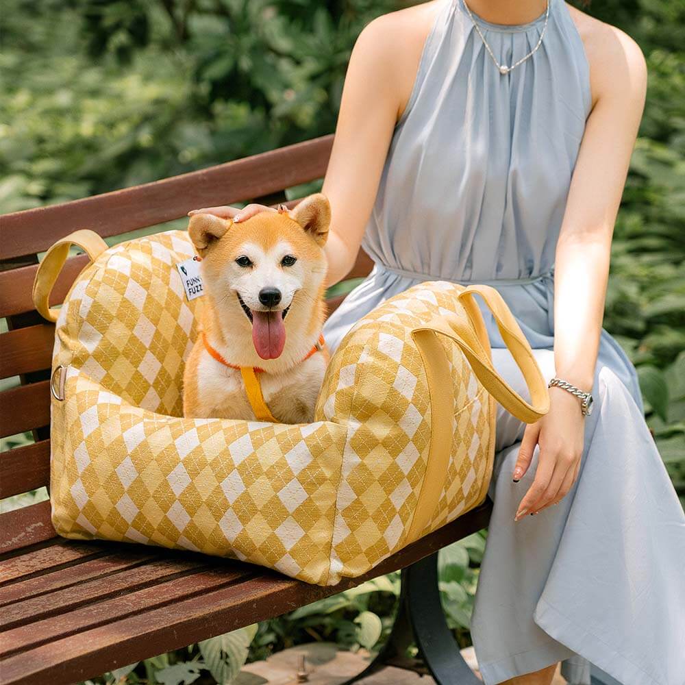 Dog Car Seat Bed - First Class - PetOhPets