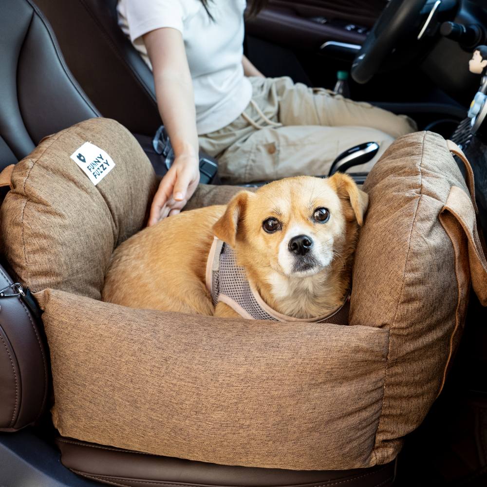 Dog Car Seat Bed - First Class - PetOhPets
