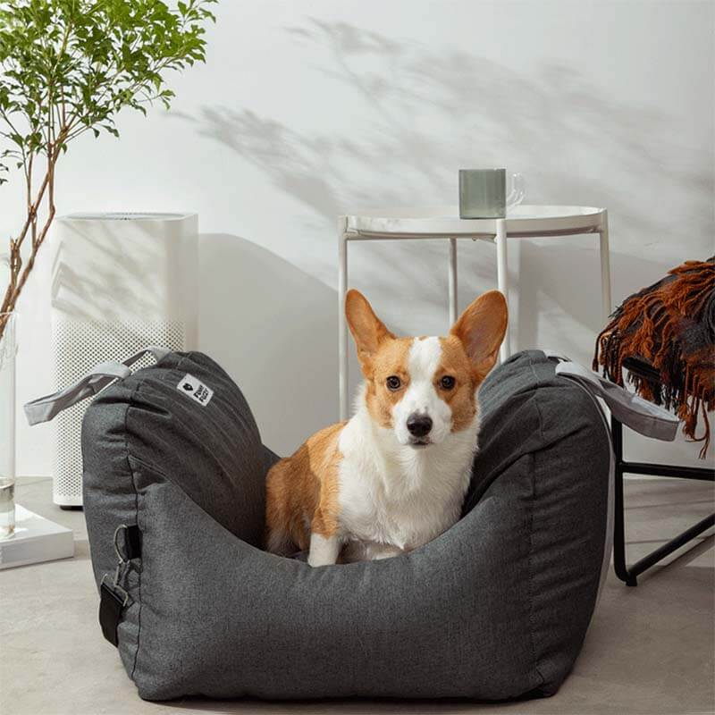 Dog Car Seat Bed - First Class - PetOhPets