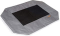 Dog Cot Replacement Cover, Designed to Fit K&H Medium Pet Cots (Sold Separately), Indoor Outdoor, Breathable Cooling Mesh Center, Machine Washable - Medium 32 X 25In Gray - PetOhPets