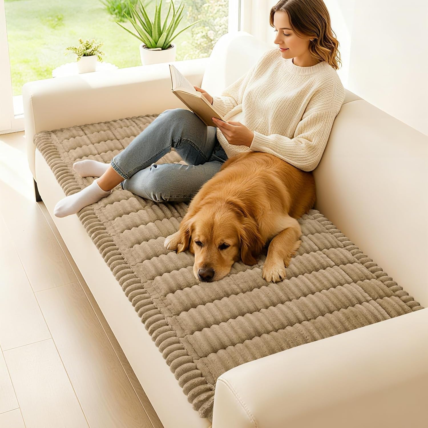 Dog Couch Cover, Washable Non-Slip Sofa Protector - PetOhPets