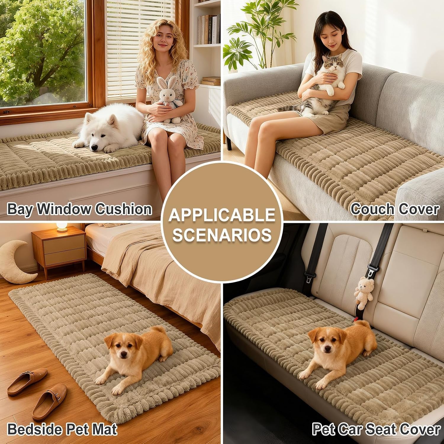 Dog Couch Cover, Washable Non-Slip Sofa Protector - PetOhPets