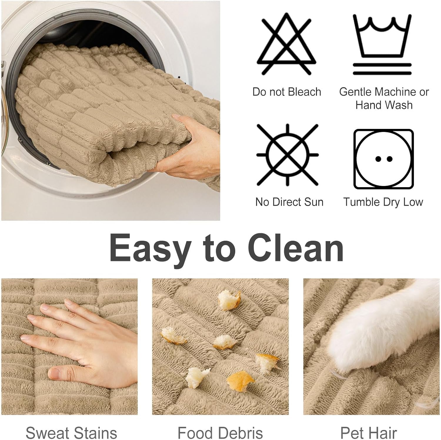 Dog Couch Cover, Washable Non-Slip Sofa Protector - PetOhPets