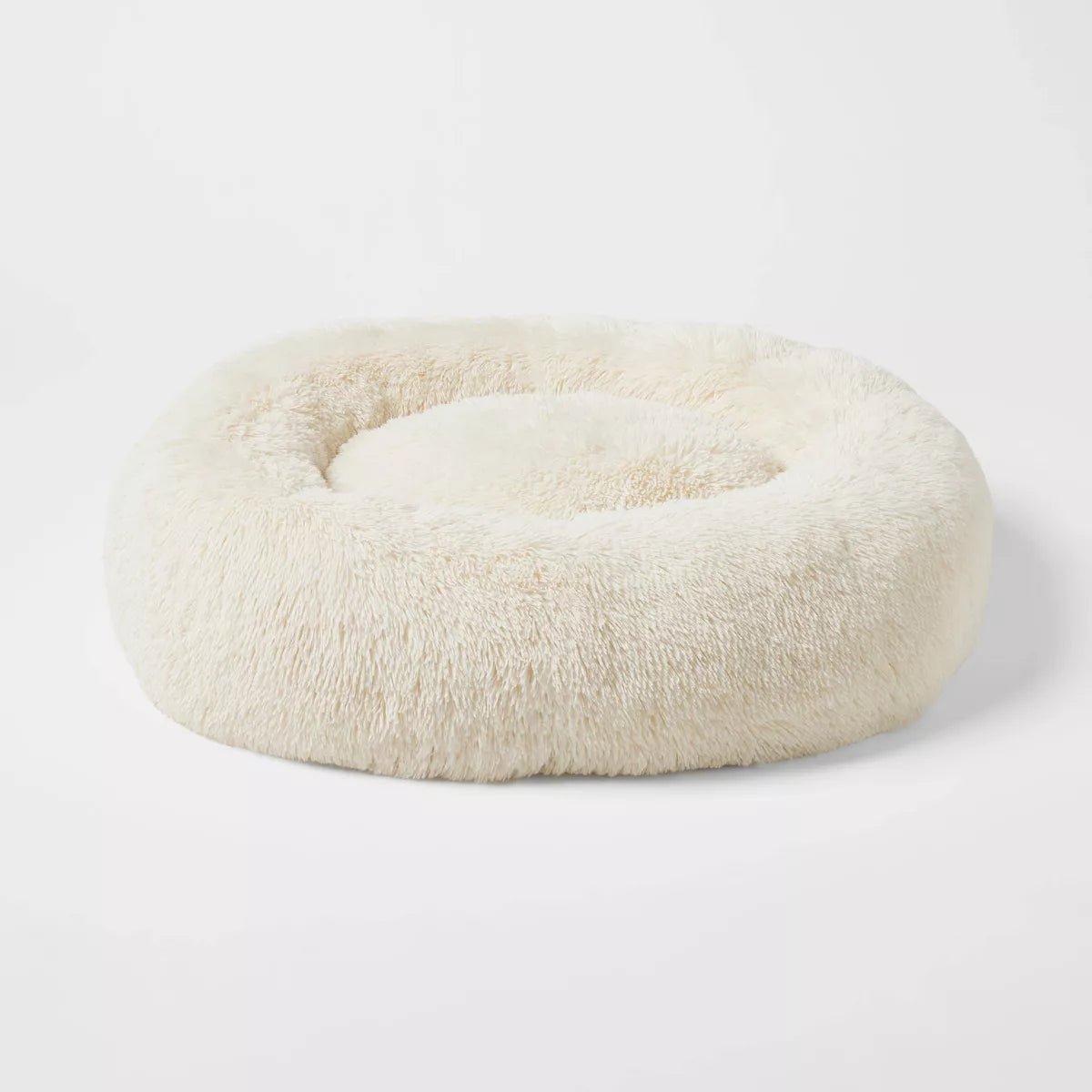 Donut Bolster Dog Bed - Boots & Barkley - Cream - PetOhPets