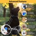 E - Collar Dog Training Collar, Rechargeable Remote + Finger Clicker, for Small to Medium Dogs, Humane Tapping Stimulation, 100 Levels, Tone, Light, 1/2 Mile 1 Dog, Zen - PetOhPets