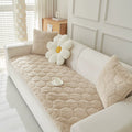 Plush Sofa Cushion Winter Thickened Sofa Cover Universal Cushion Sofa Cover Anti-Cat Scratch Sofa Towel for Living Room