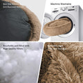 Comfortable round Plush Dog Beds, Calming Dog Bed for Small Medium and Large Dogs - XL