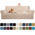 100% Waterproof Sofa Cover Non Slip Couch Cover Stretch Slipcover Leakproof Couch Protector for Kids Dogs Cats Pets, Taupe, Sofa