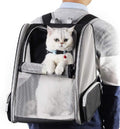 Innovative Traveler Bubble Backpack Pet Carriers for Cats and Dogs (Black) - PetOhPets