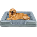 Large Dog Bed for Extra Large Dogs Waterproof Orthopedic Dog Sofa Bed Non Slip Pet Couch with Removable Washable Cover Supportive Foam M to XXL, Gray - PetOhPets