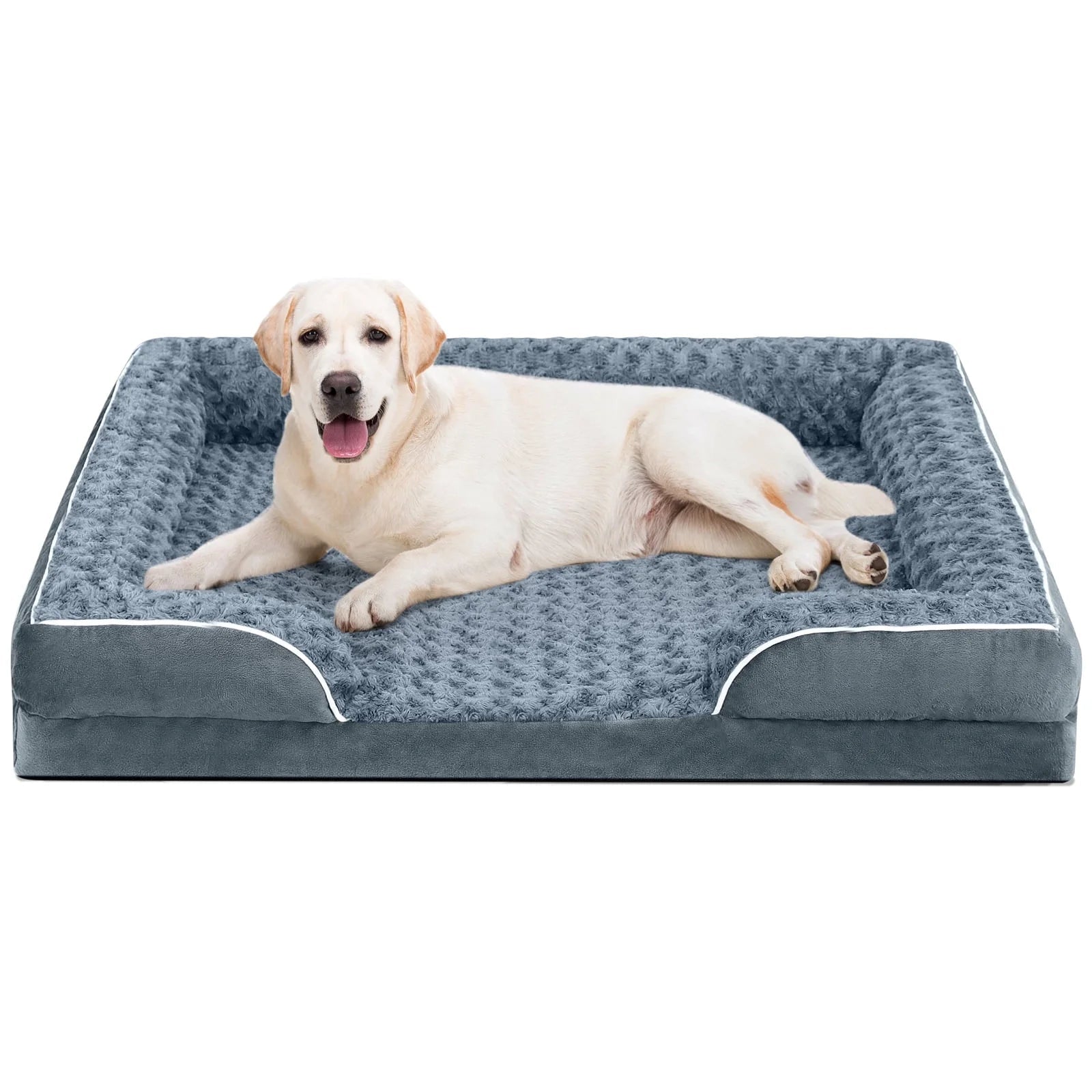Large Dog Bed for Large Dogs Waterproof Orthopedic Dog Sofa Bed Non Slip Pet Couch with Removable Washable Cover Supportive Foam M to Xxl,Dark Gray - PetOhPets