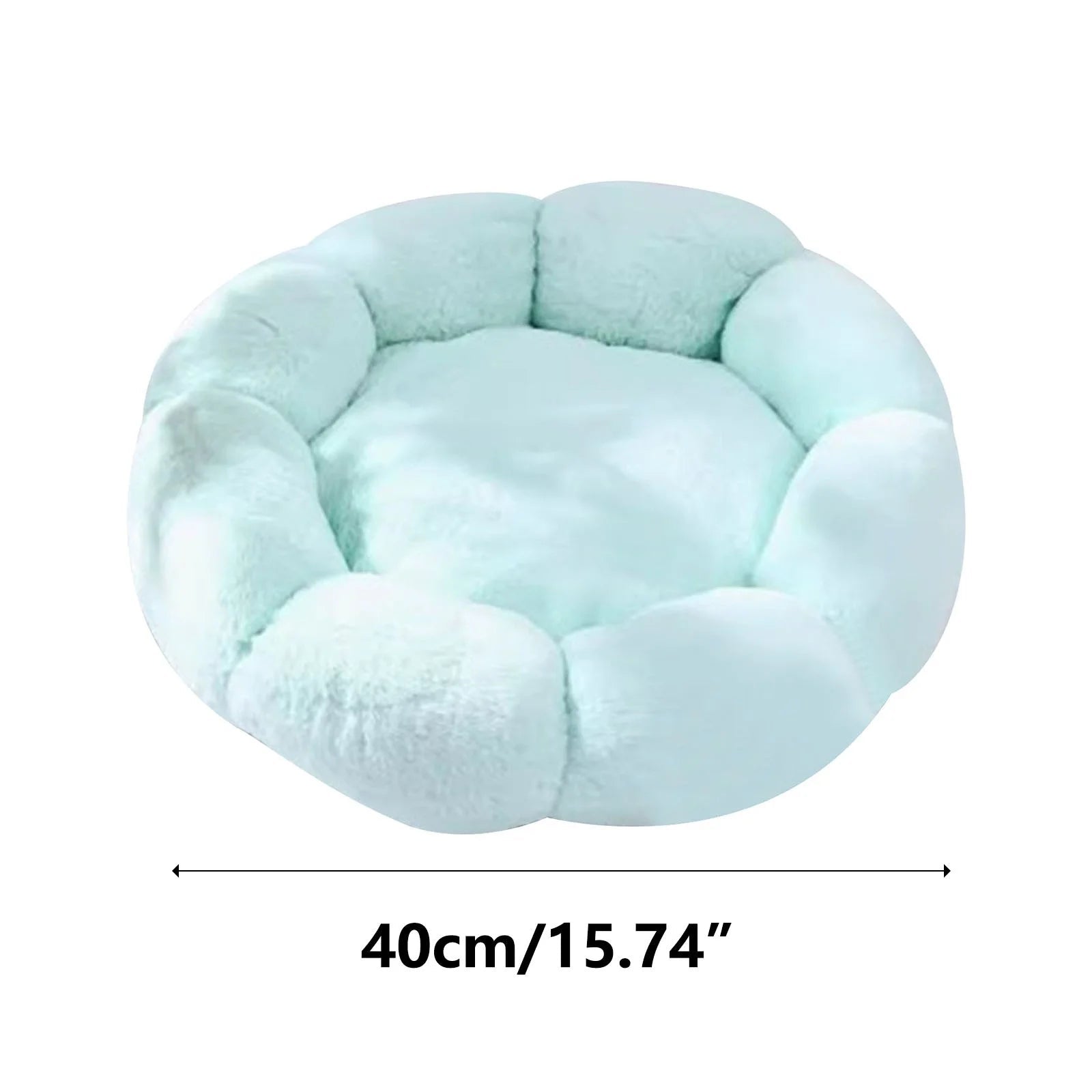 Medium Winter Warm Pet Bed with Soft Cushion, Solid - PetOhPets