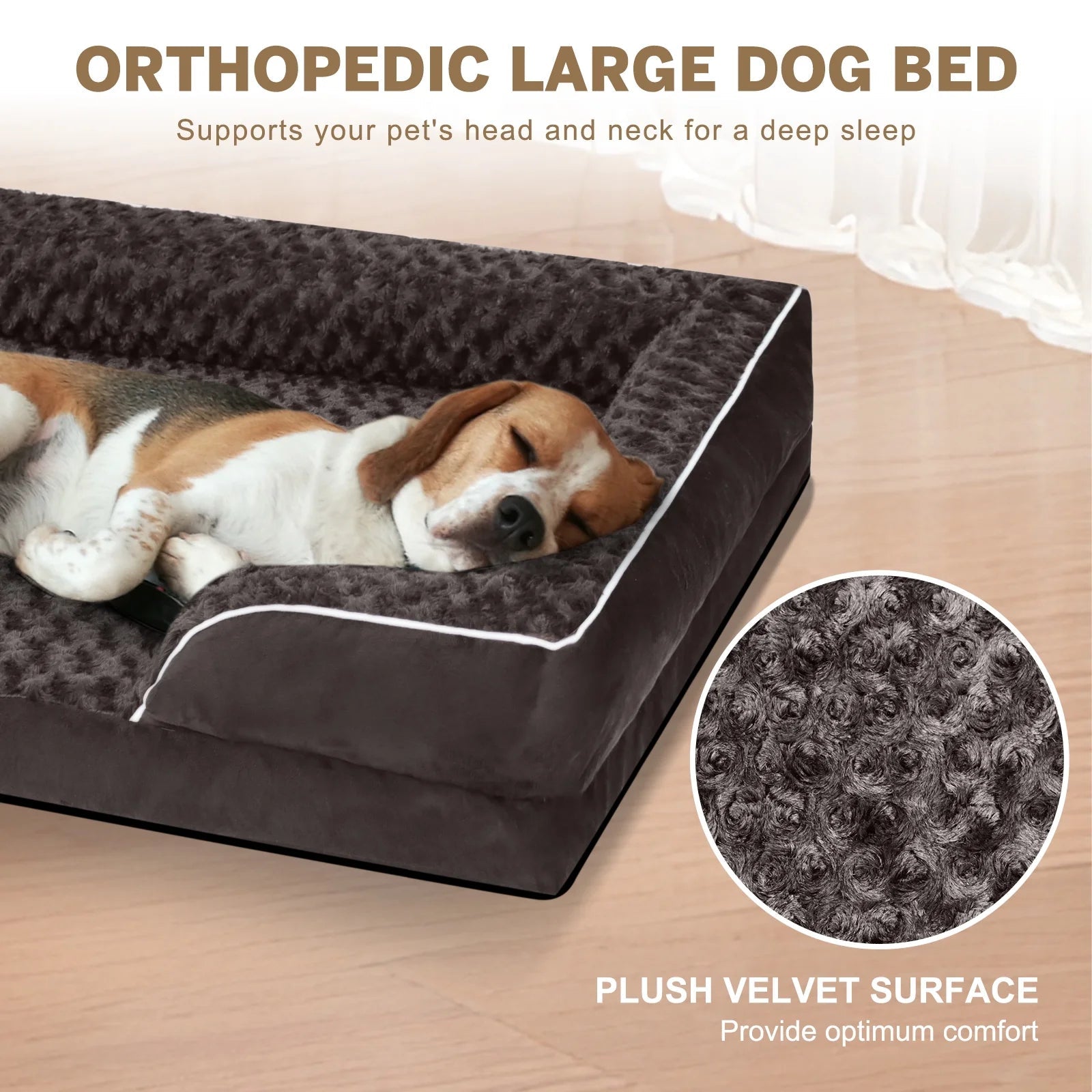 Orthopedic Waterproof Dog Bed - PetOhPets
