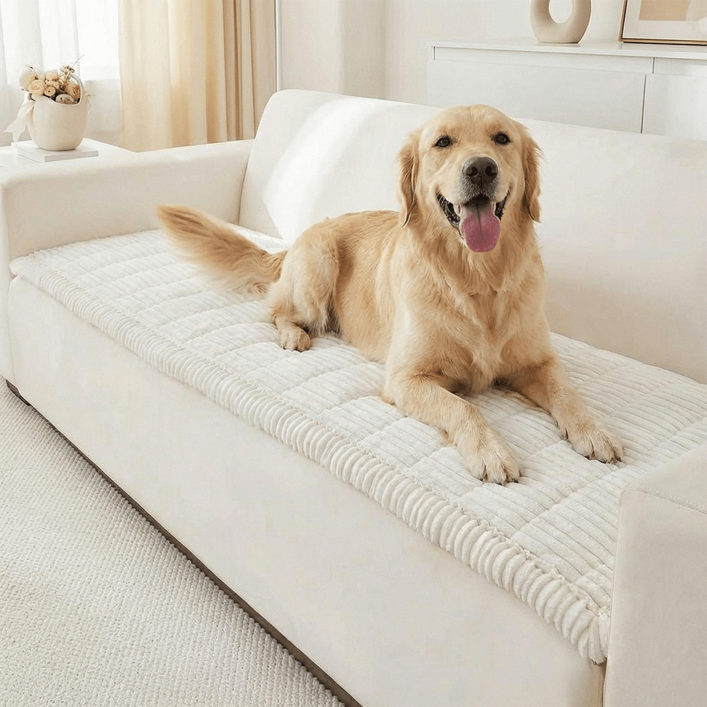 Plush Pet Couch Cover - PetOhPets