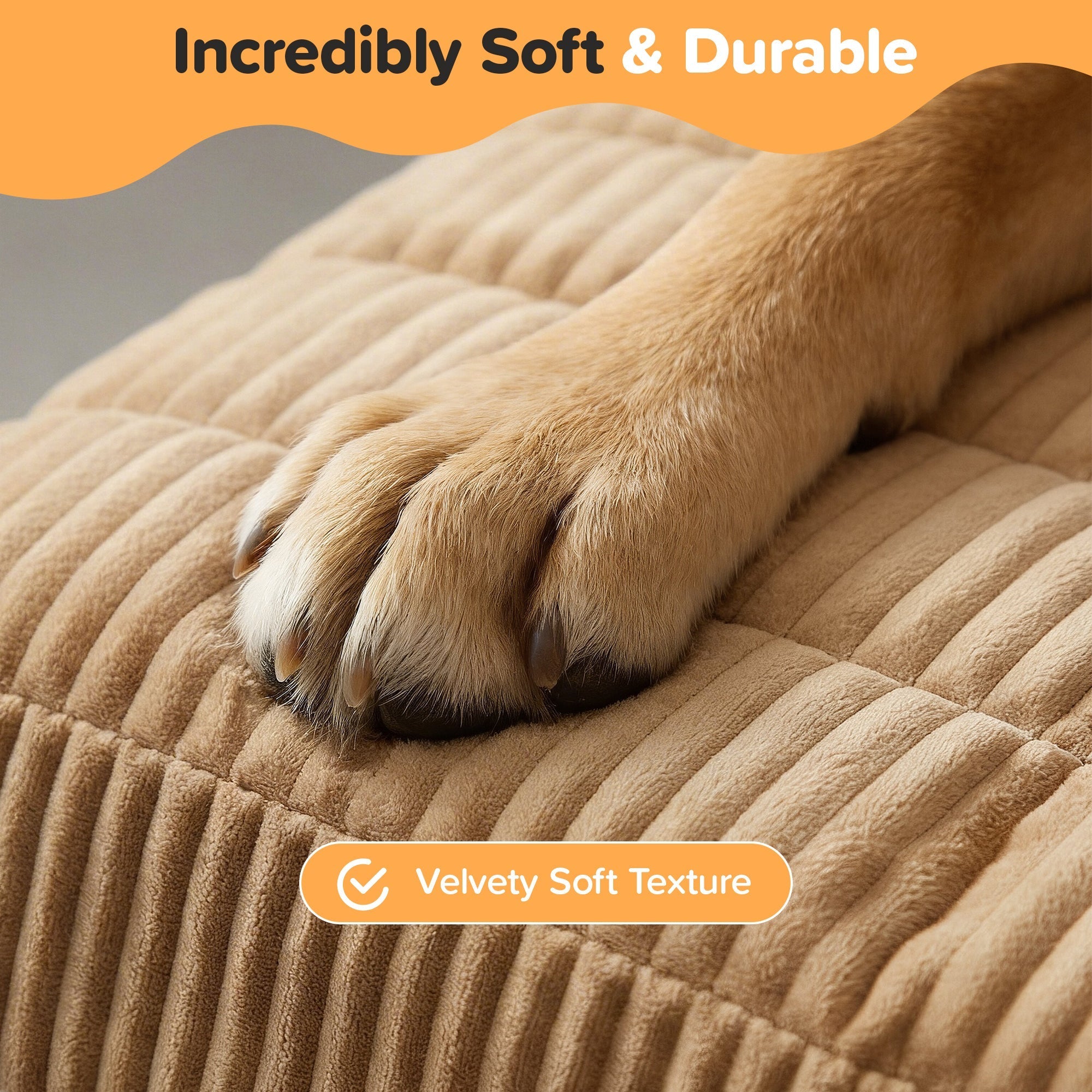 Plush Pet Couch Cover - PetOhPets
