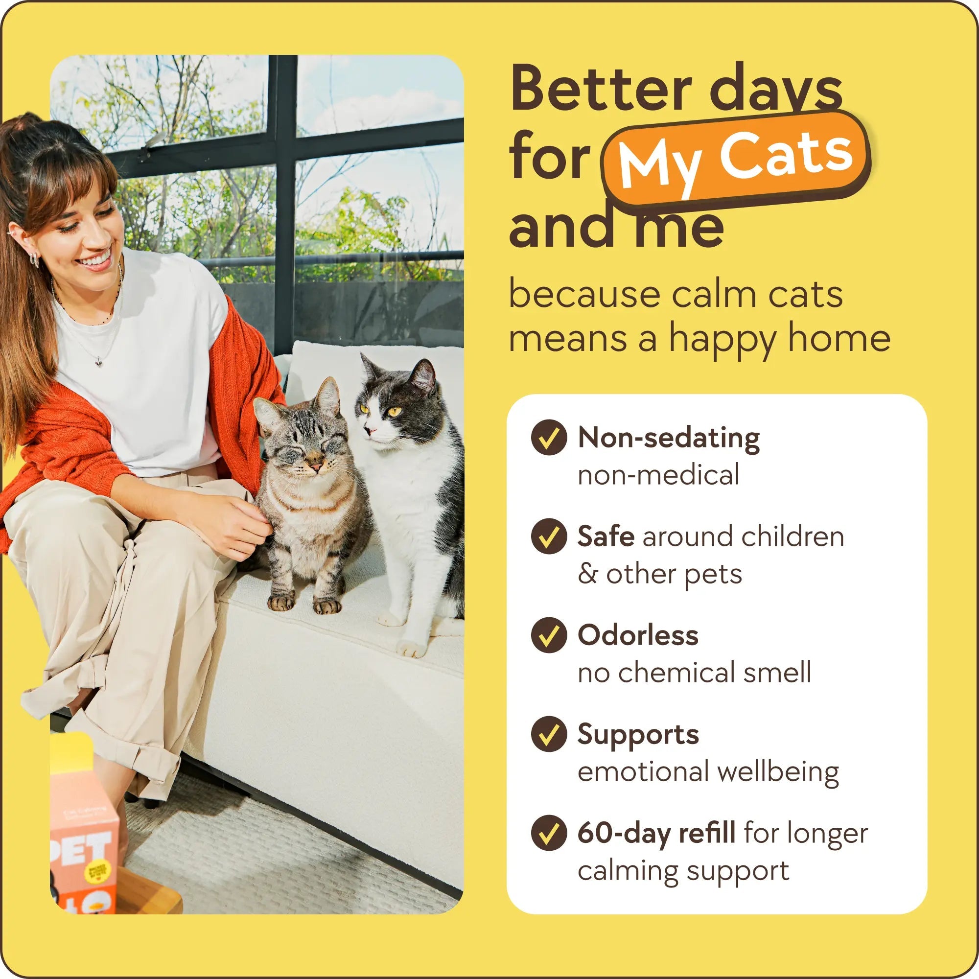 TheraPetMD Cat Calming Diffuser 60 Day Refill Included - PetOhPets