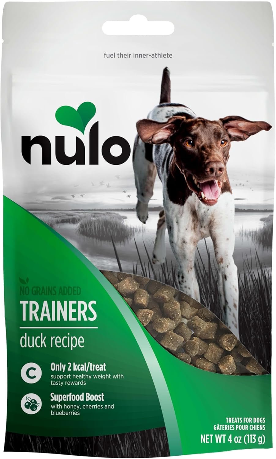 Trainers Duck Recipe Grain - Free Low - Calorie Healthy Dog & Puppy Training Treats, 4 Ounce Pouch - PetOhPets