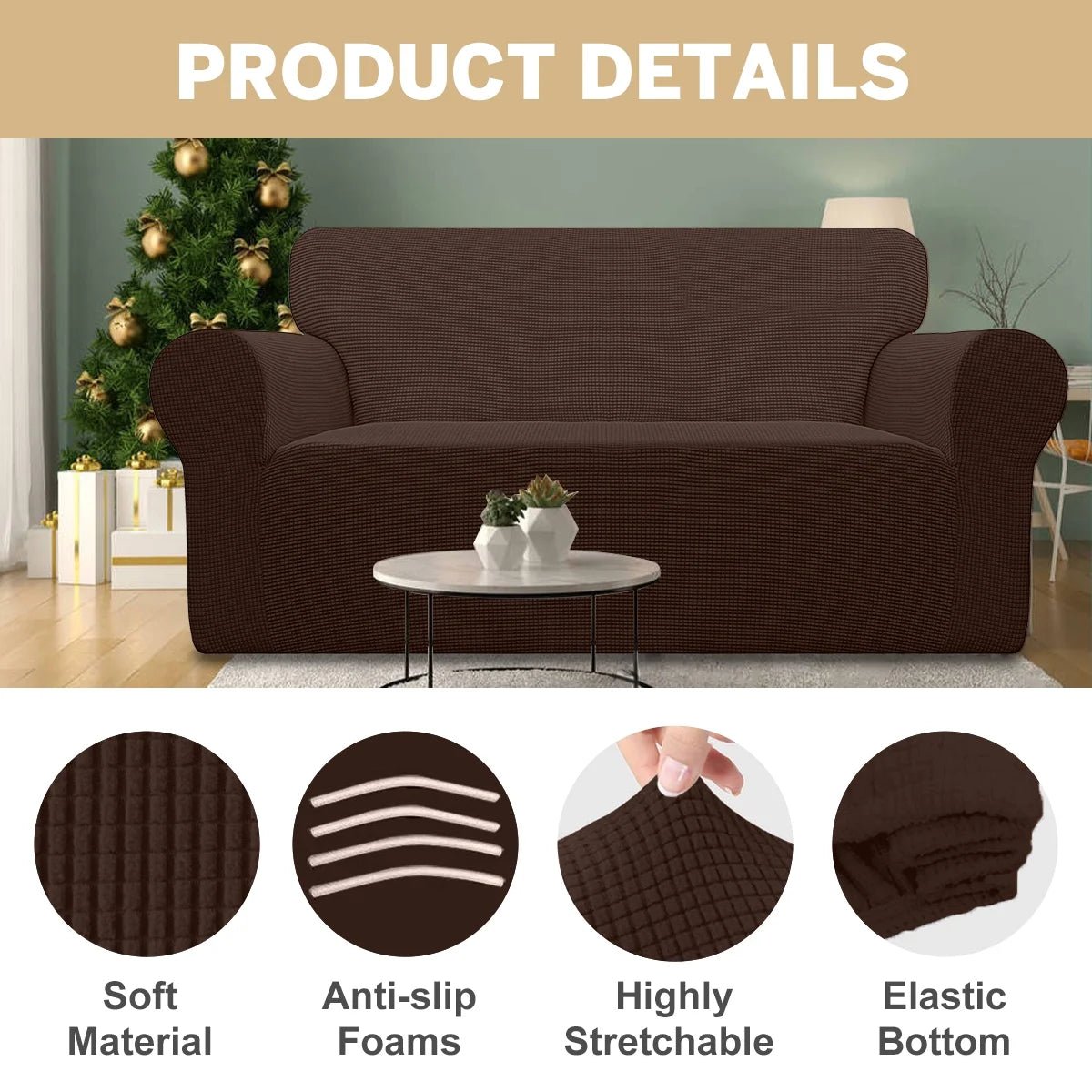 Waterproof Coffee Sofa Cover - PetOhPets