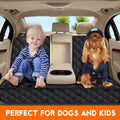 Waterproof Dog Car Seat Cover – Non - Slip Back Seat Protector with Seat Belts for Cars, Trucks & SUVs - PetOhPets