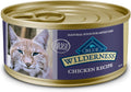 Wilderness Natural Wet Cat Food Paté, High - Protein & Grain - Free Recipe, Chicken, 5.5 - Oz. Cans (24 Count) - PetOhPets
