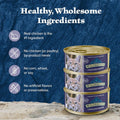 Wilderness Natural Wet Cat Food Paté, High - Protein & Grain - Free Recipe, Chicken, 5.5 - Oz. Cans (24 Count) - PetOhPets